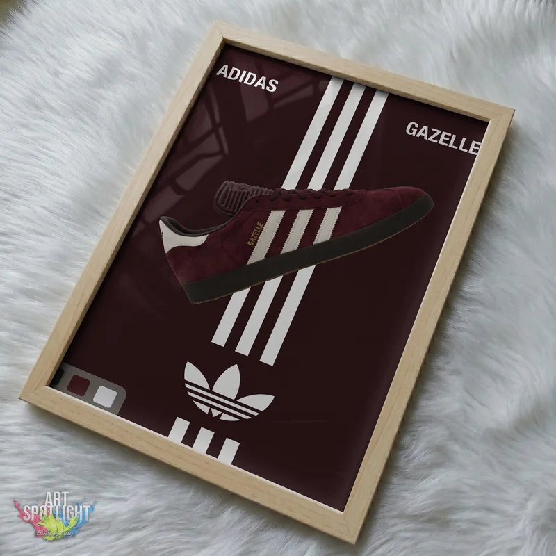 ADIDAS GAZELLE BURGUNDY