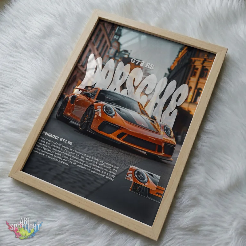 ORANGE PORSCHE 911 GT3 RS