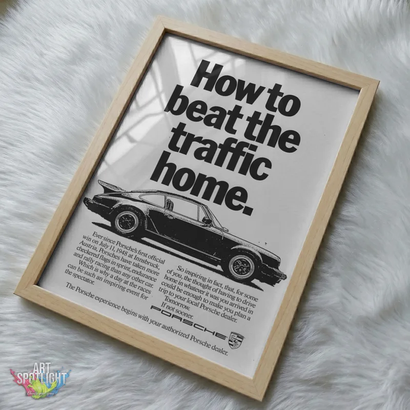 PORSCHE BEAT THE TRAFFIC