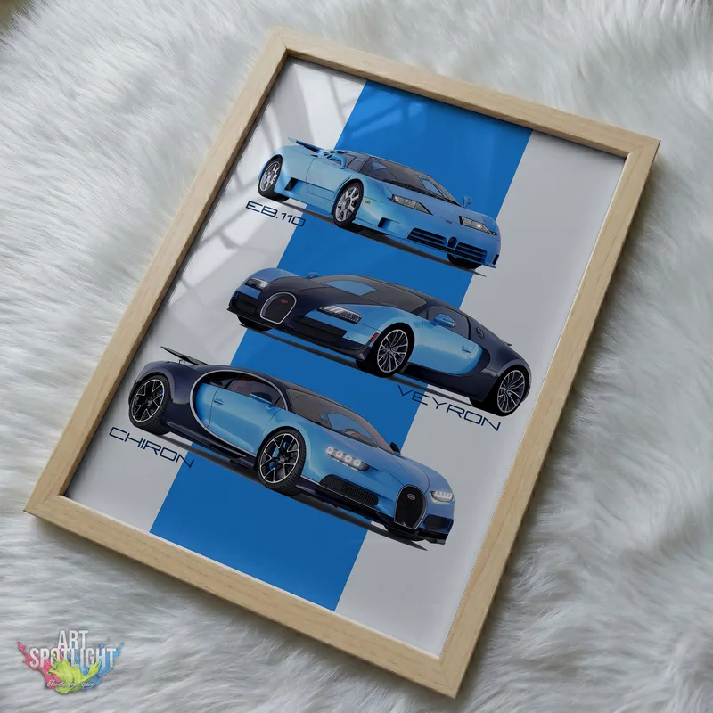 BUGATTI SUPERCAR EVOLUTION