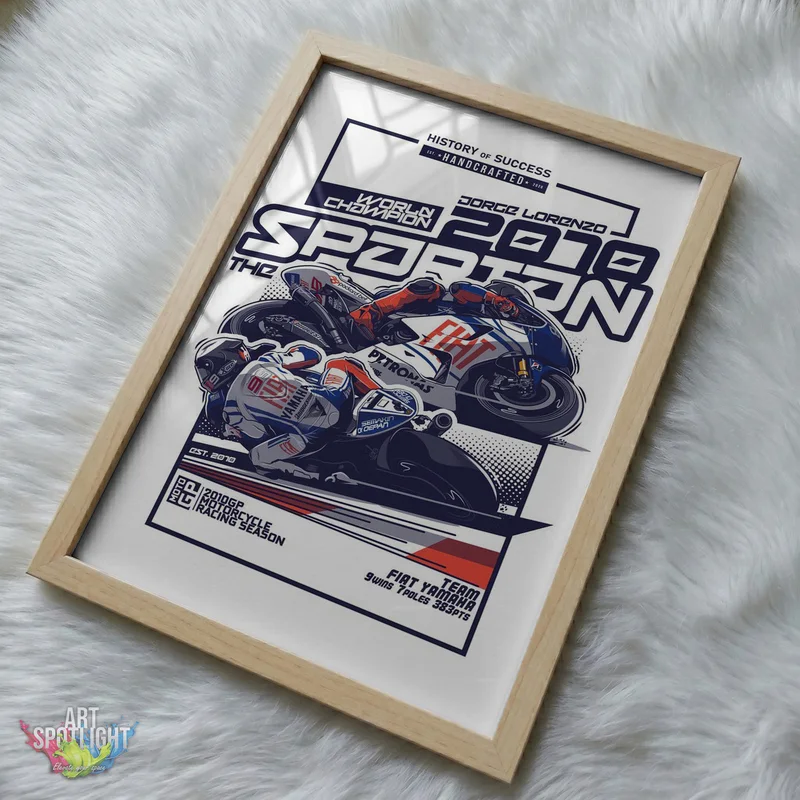 JORGE LORENZO 2010 WORLD CHAMPION