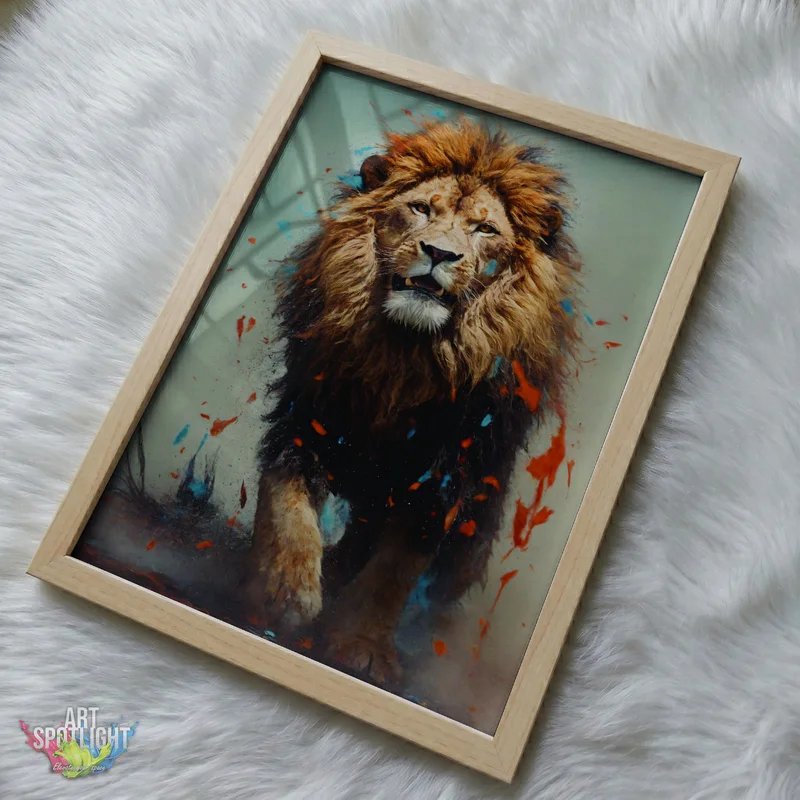 LION STRIDING FORWARD