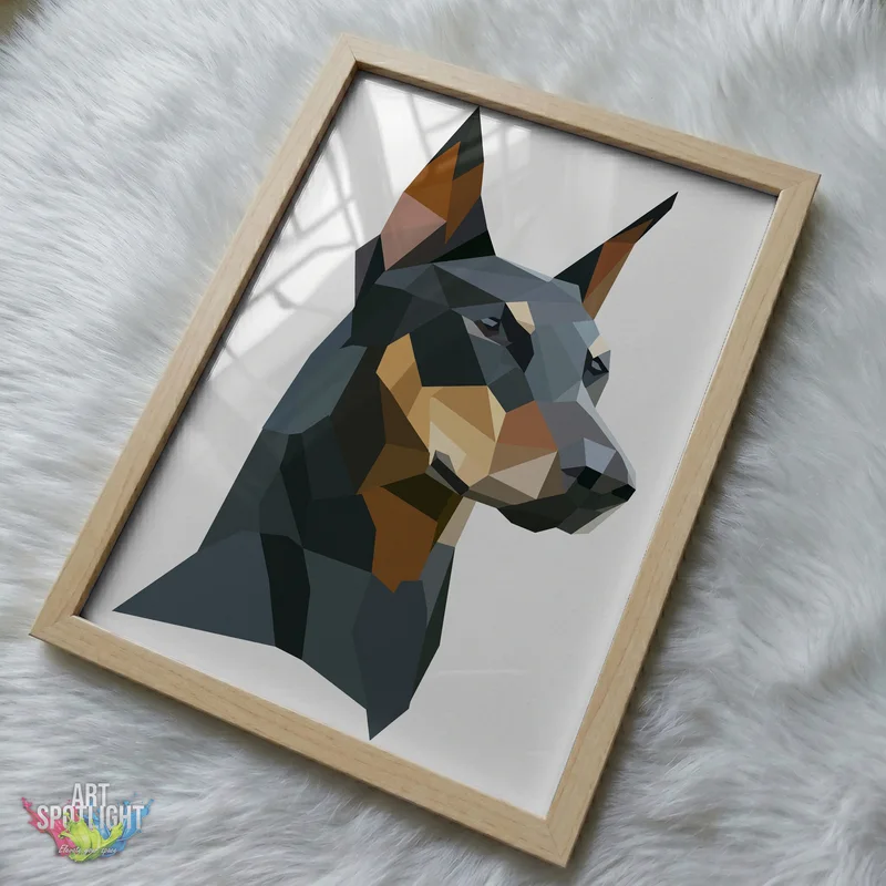 GEOMETRIC DOBERMAN
