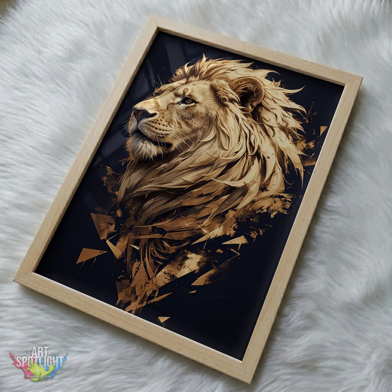 GOLDEN LION IN FRAGMENTS