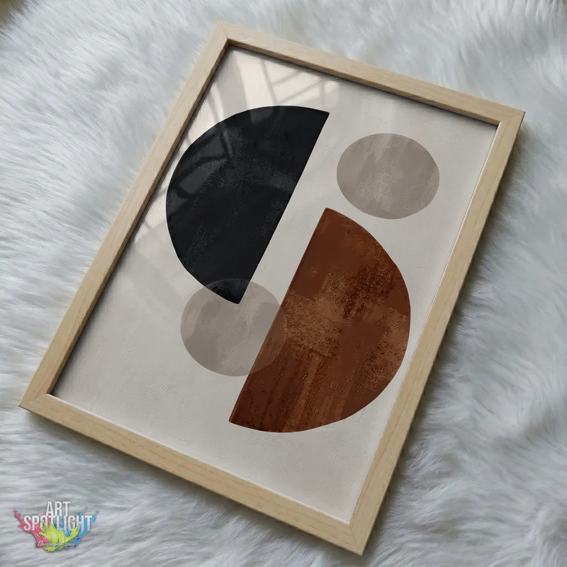 EARTH TONE GEOMETRIC SHAPES