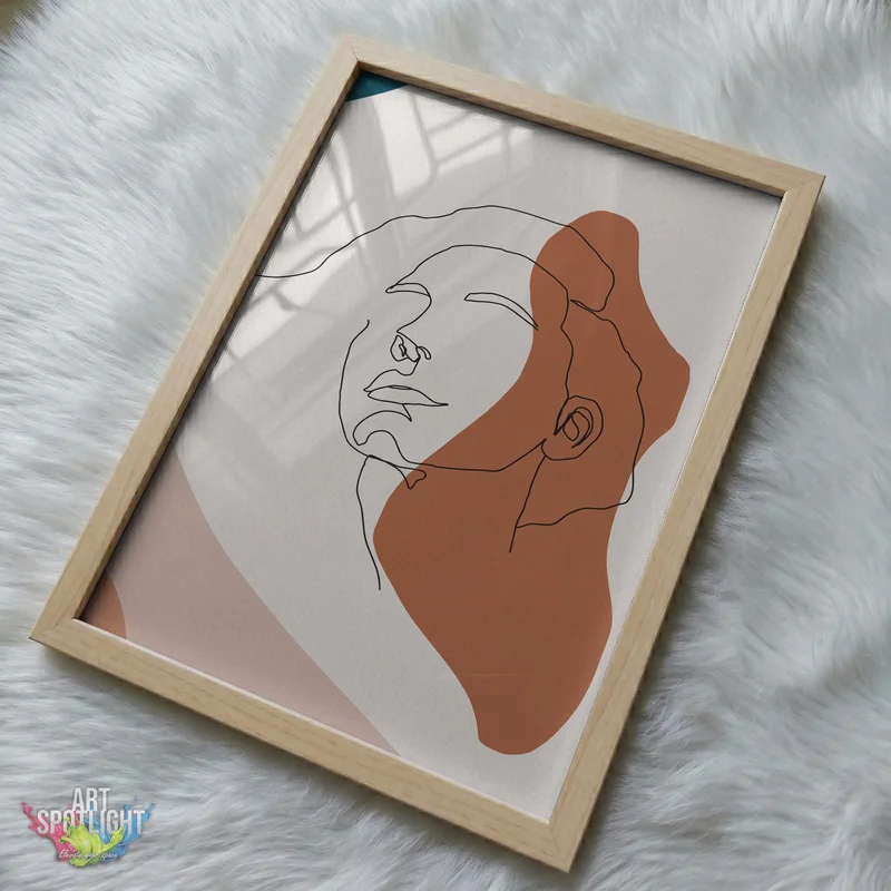 ABSTRACT LINE PORTRAIT