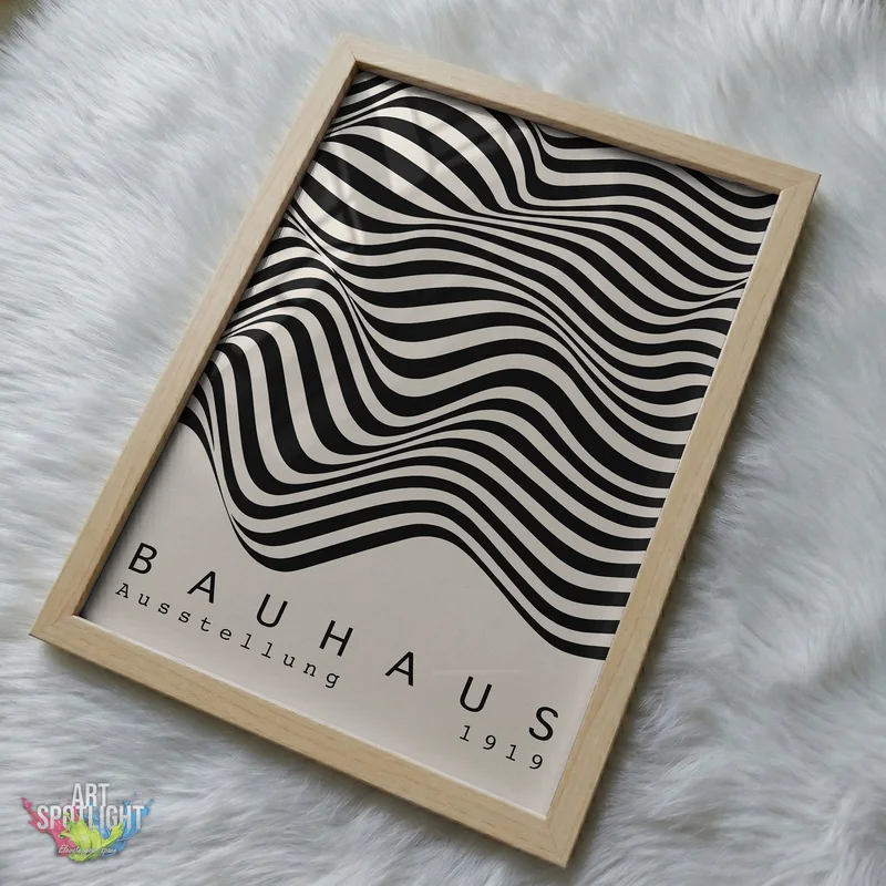 BLACK AND WHITE WAVES