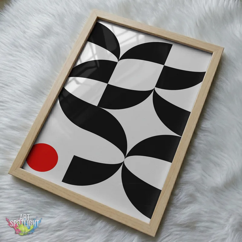 BLACK CURVES RED CIRCLE