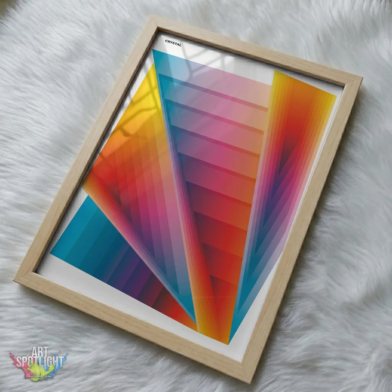 COLORFUL GEOMETRIC CRYSTAL