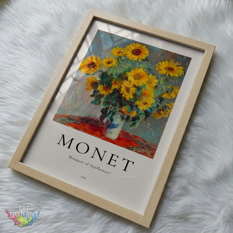 BOUQUET OF SUNFLOWERS — CLAUDE MONET