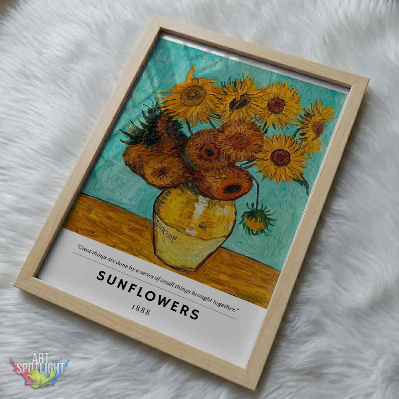 SUNFLOWERS BY VINCENT VAN GOGH