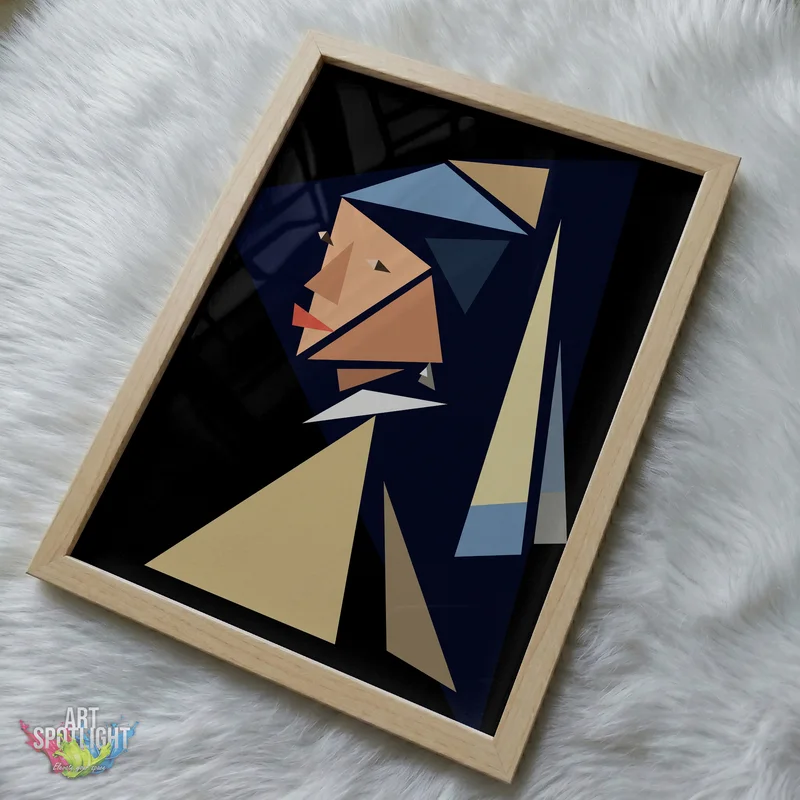 PORTRAIT IN MIDNIGHT TRIANGLES