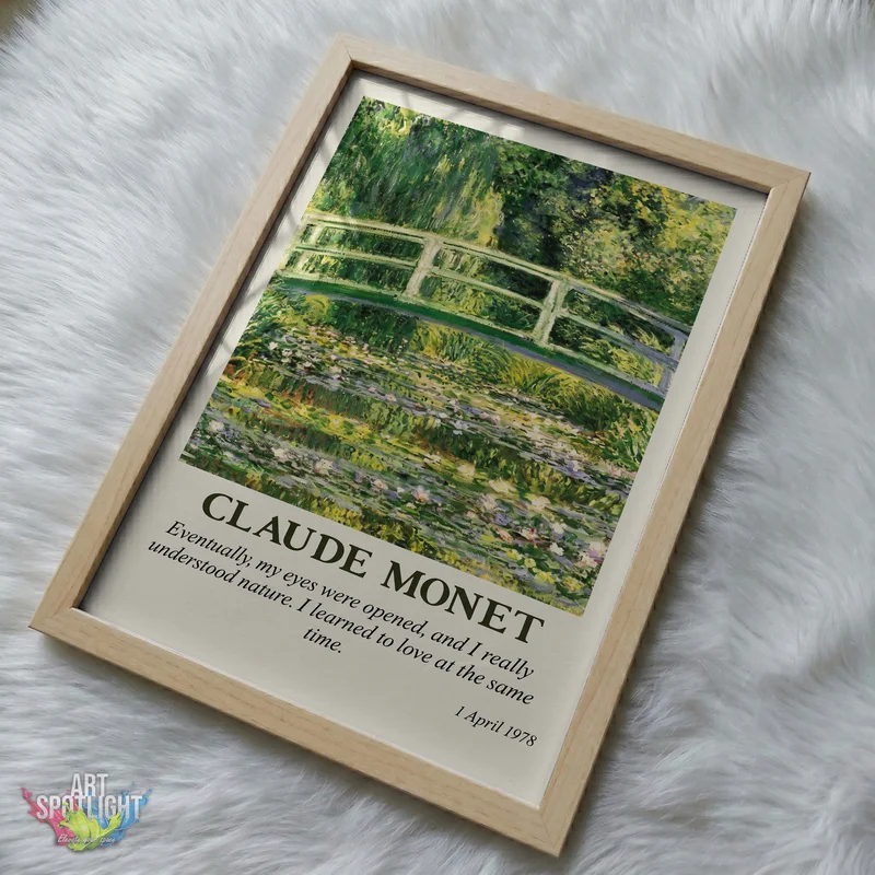 CLAUDE MONET — LILY POND BRIDGE