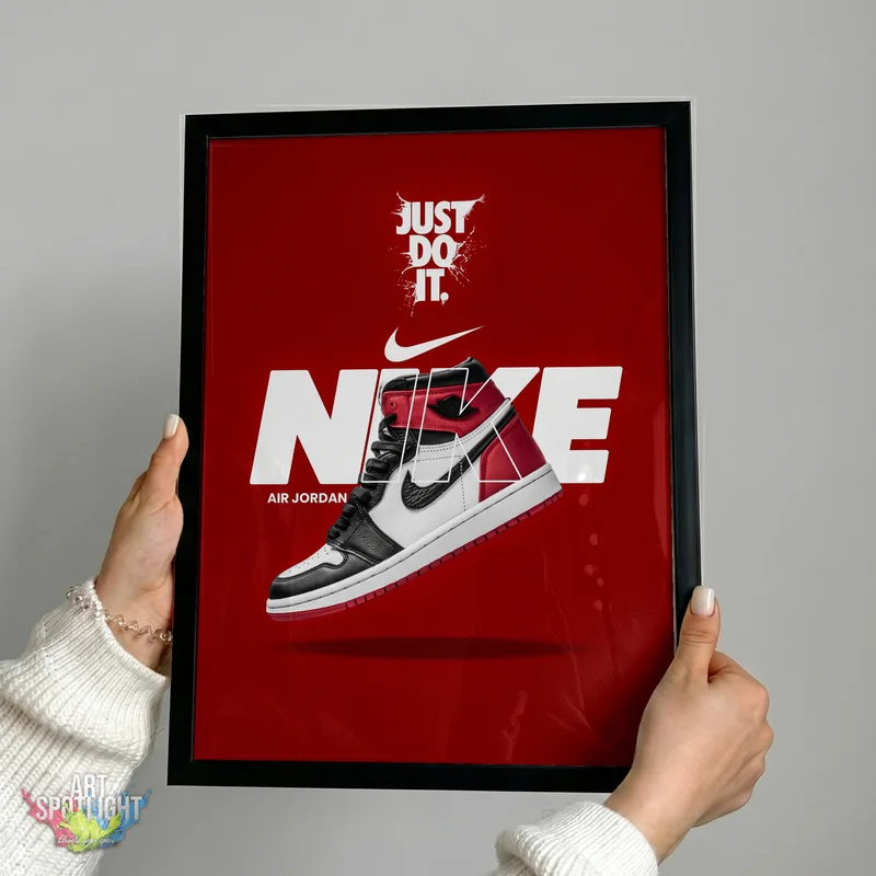AIR JORDAN 1 RED BACKGROUND