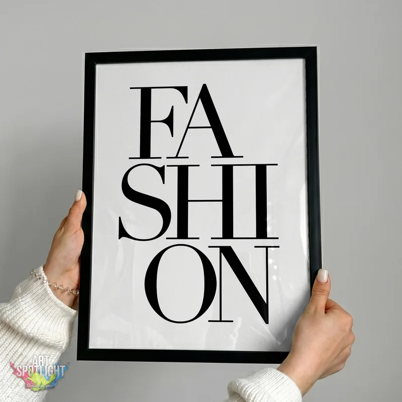 FASHION BLACK TYPOGRAPHY