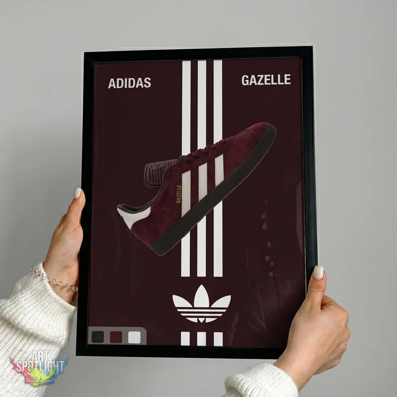 ADIDAS GAZELLE BURGUNDY