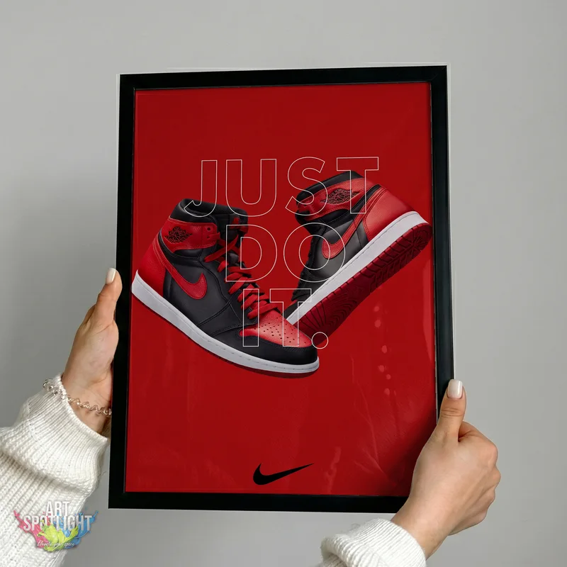 AIR JORDAN 1 BLACK AND RED