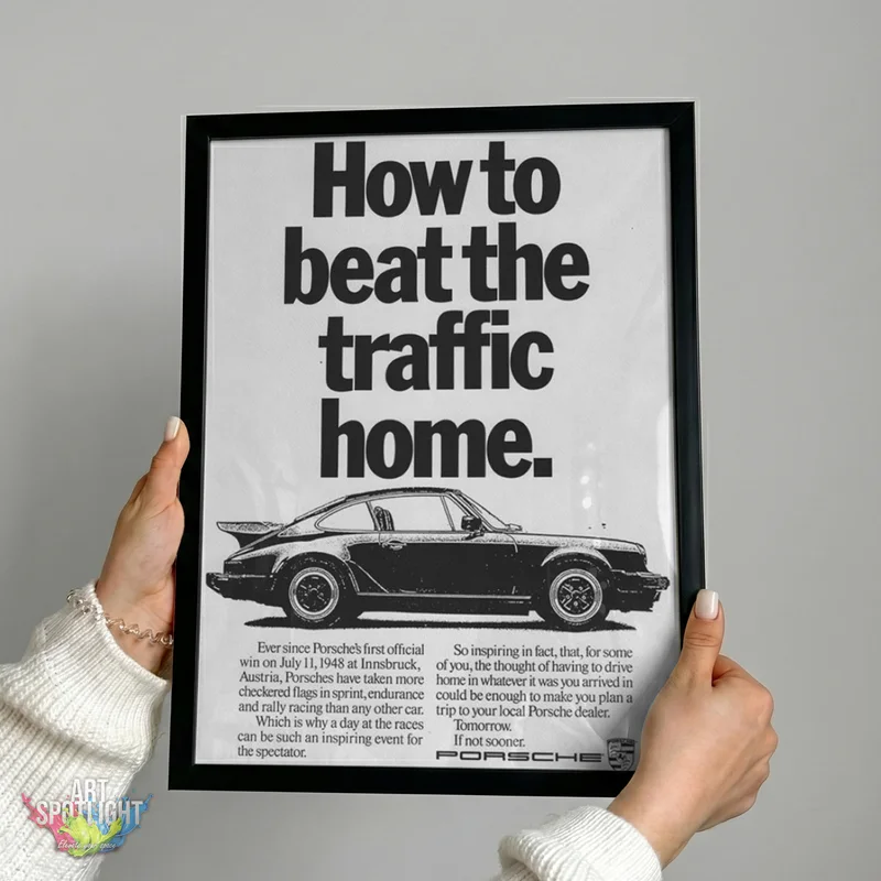 PORSCHE BEAT THE TRAFFIC