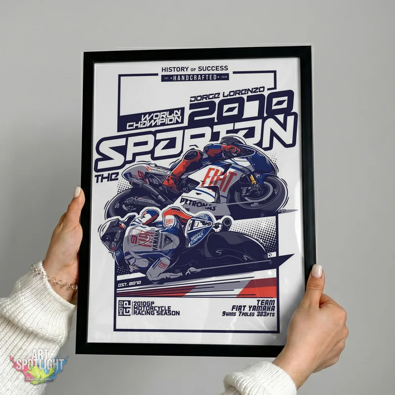 JORGE LORENZO 2010 WORLD CHAMPION