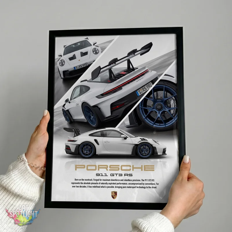 WHITE PORSCHE 911 GT3 RS