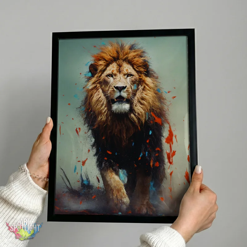 LION STRIDING FORWARD