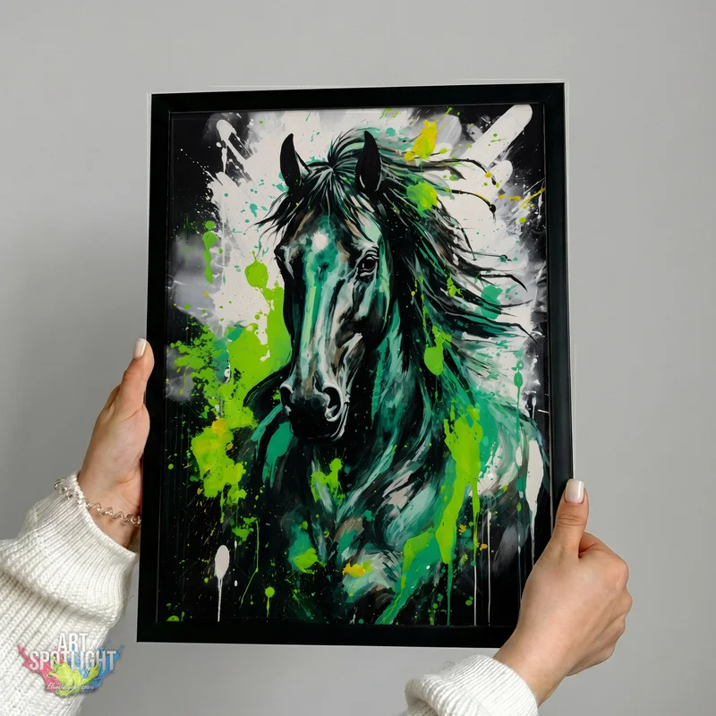 EMERALD HORSE PORTRAIT