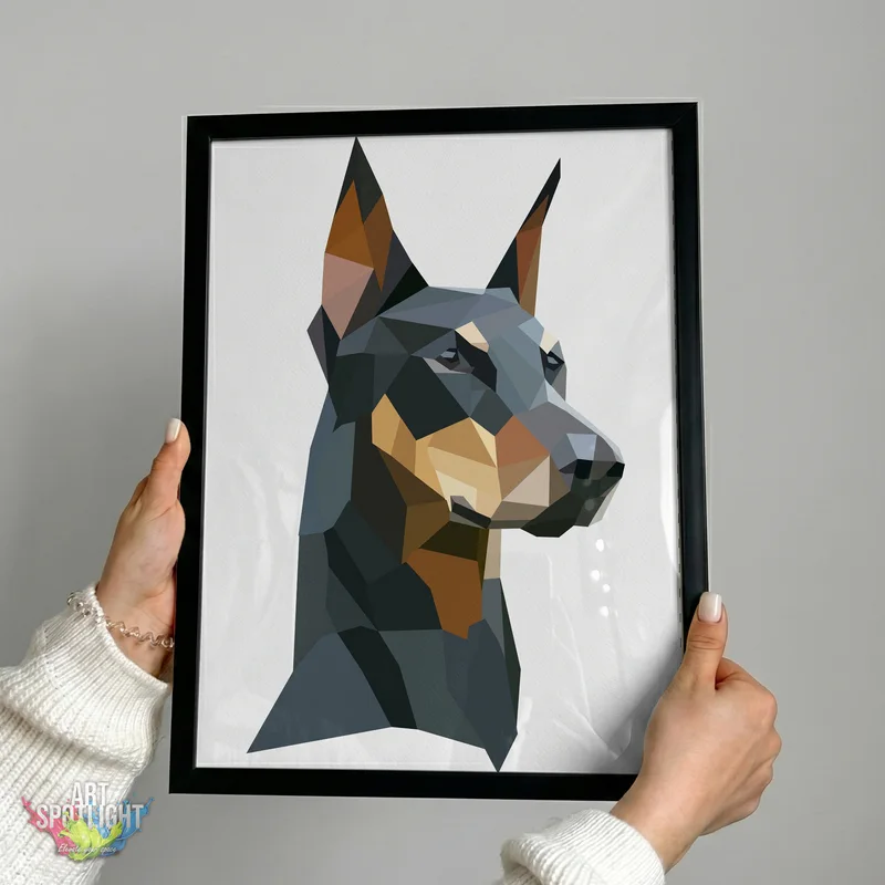GEOMETRIC DOBERMAN