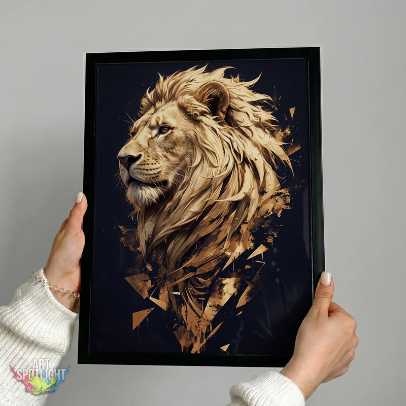 GOLDEN LION IN FRAGMENTS
