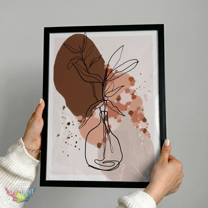 BOTANICAL STEMS IN A VASE