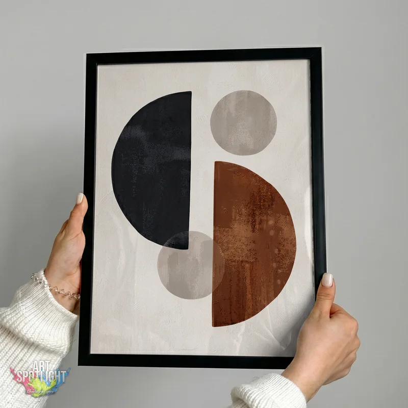 EARTH TONE GEOMETRIC SHAPES