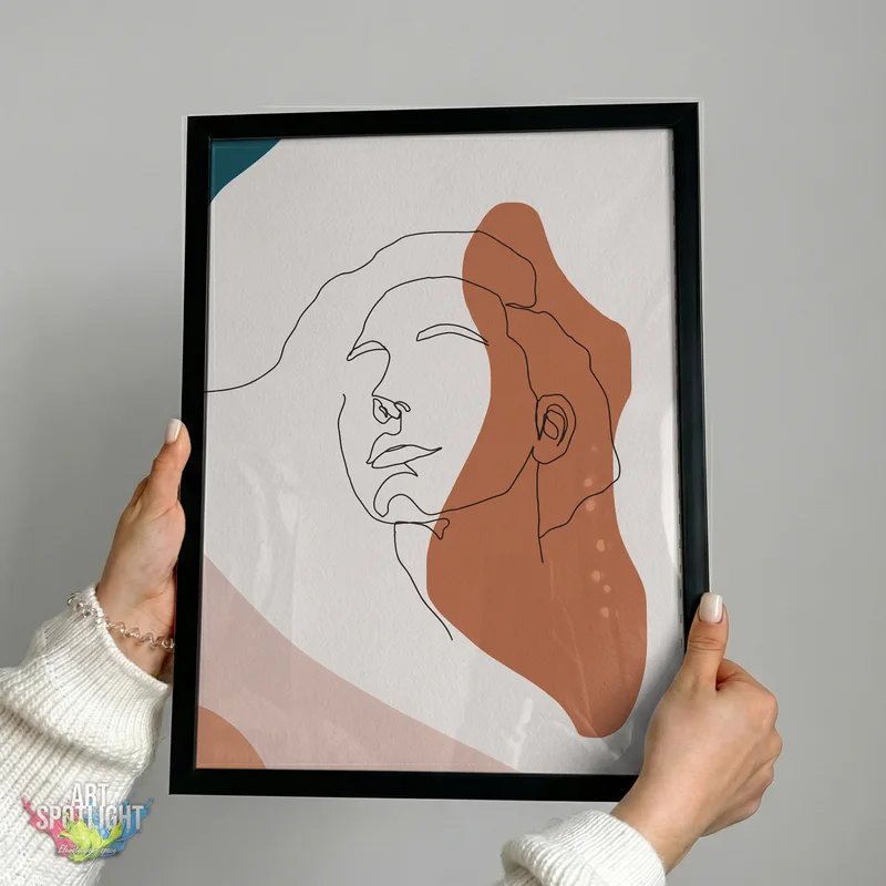 ABSTRACT LINE PORTRAIT
