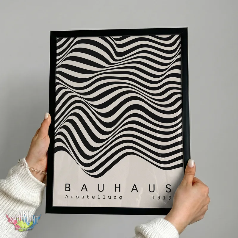 BLACK AND WHITE WAVES