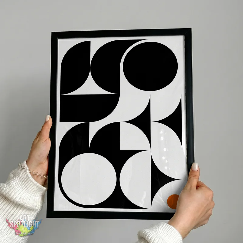BLACK CURVES ORANGE CIRCLE