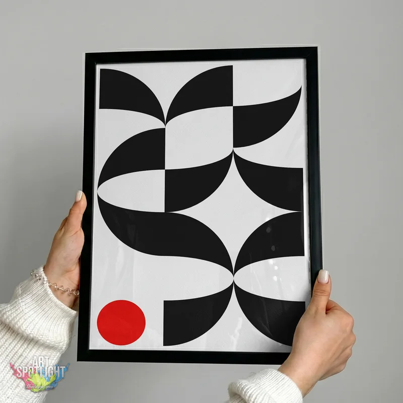 BLACK CURVES RED CIRCLE