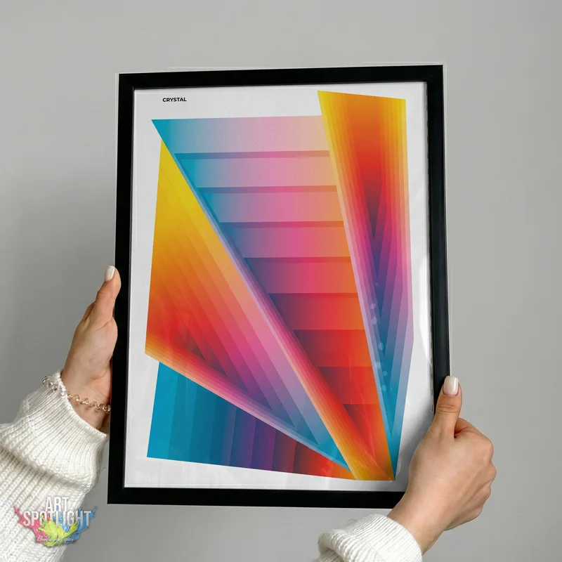 COLORFUL GEOMETRIC CRYSTAL