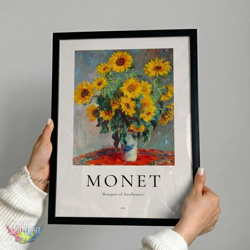 BOUQUET OF SUNFLOWERS — CLAUDE MONET