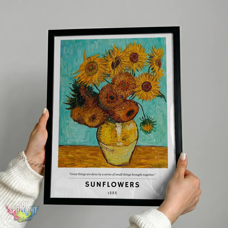 SUNFLOWERS BY VINCENT VAN GOGH