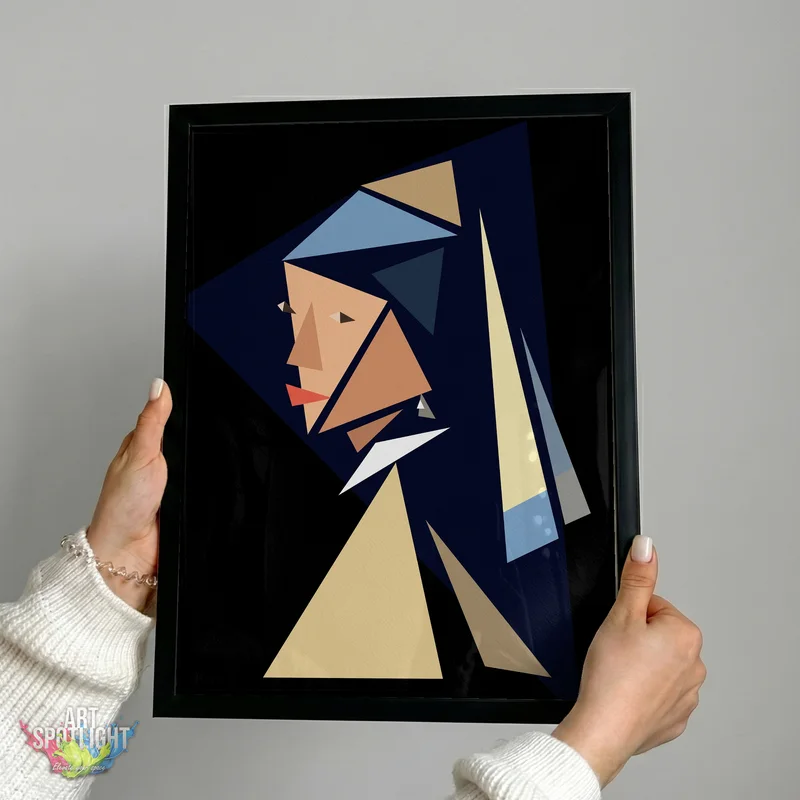 PORTRAIT IN MIDNIGHT TRIANGLES