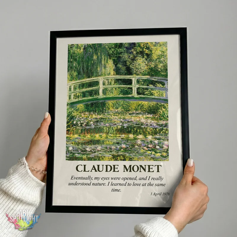 CLAUDE MONET — LILY POND BRIDGE