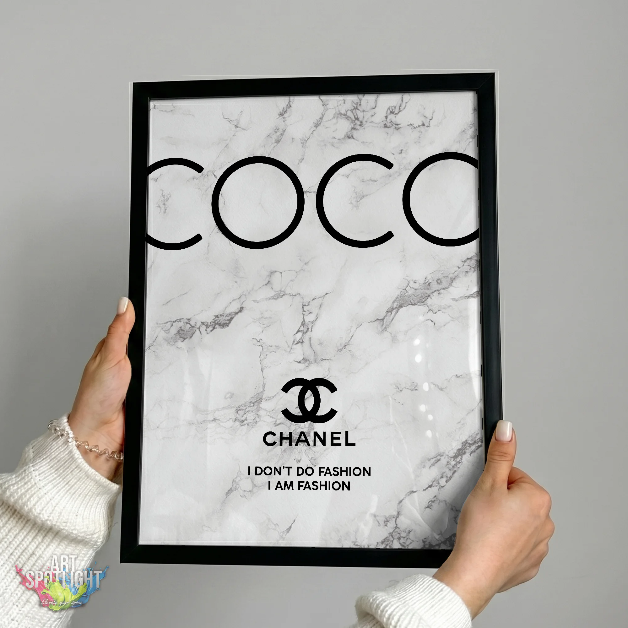 COCO CHANEL WHITE MARBLE