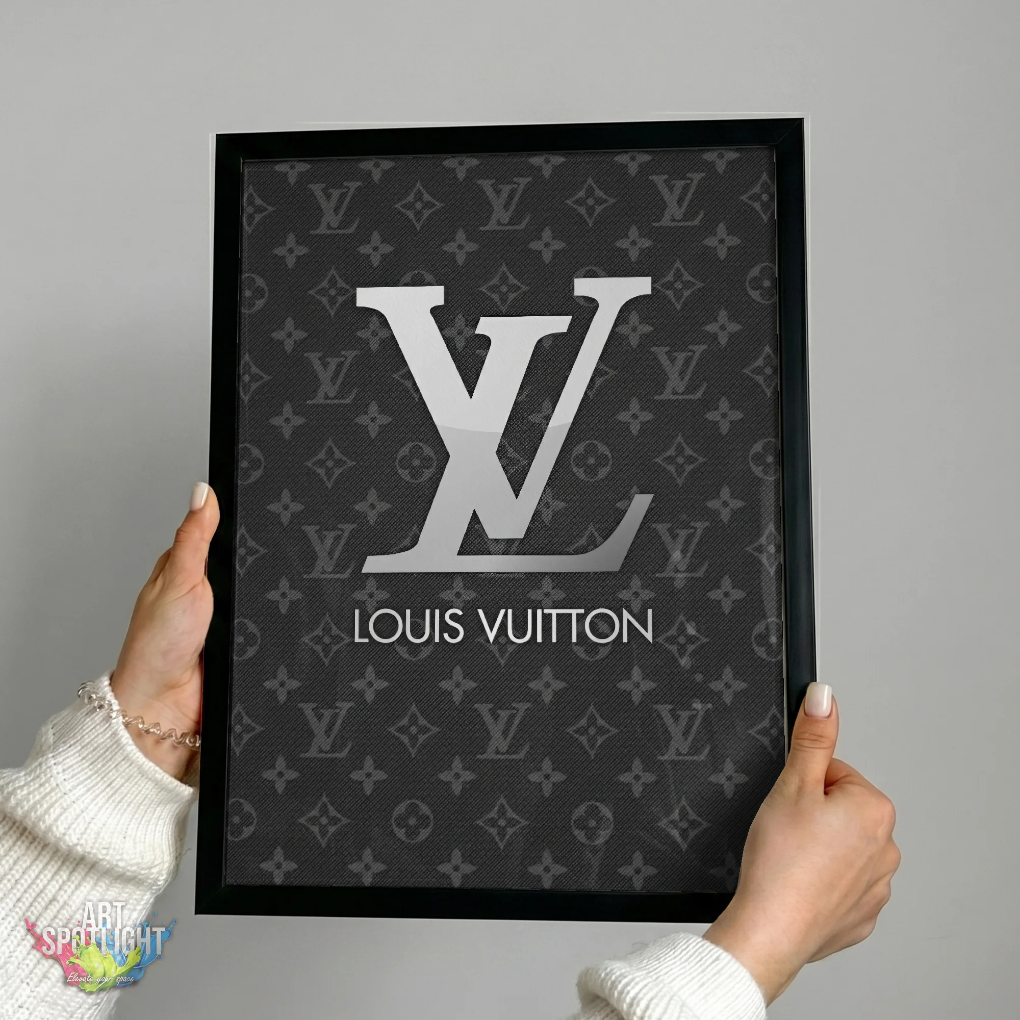 LOUIS VUITTON BLACK MONOGRAM