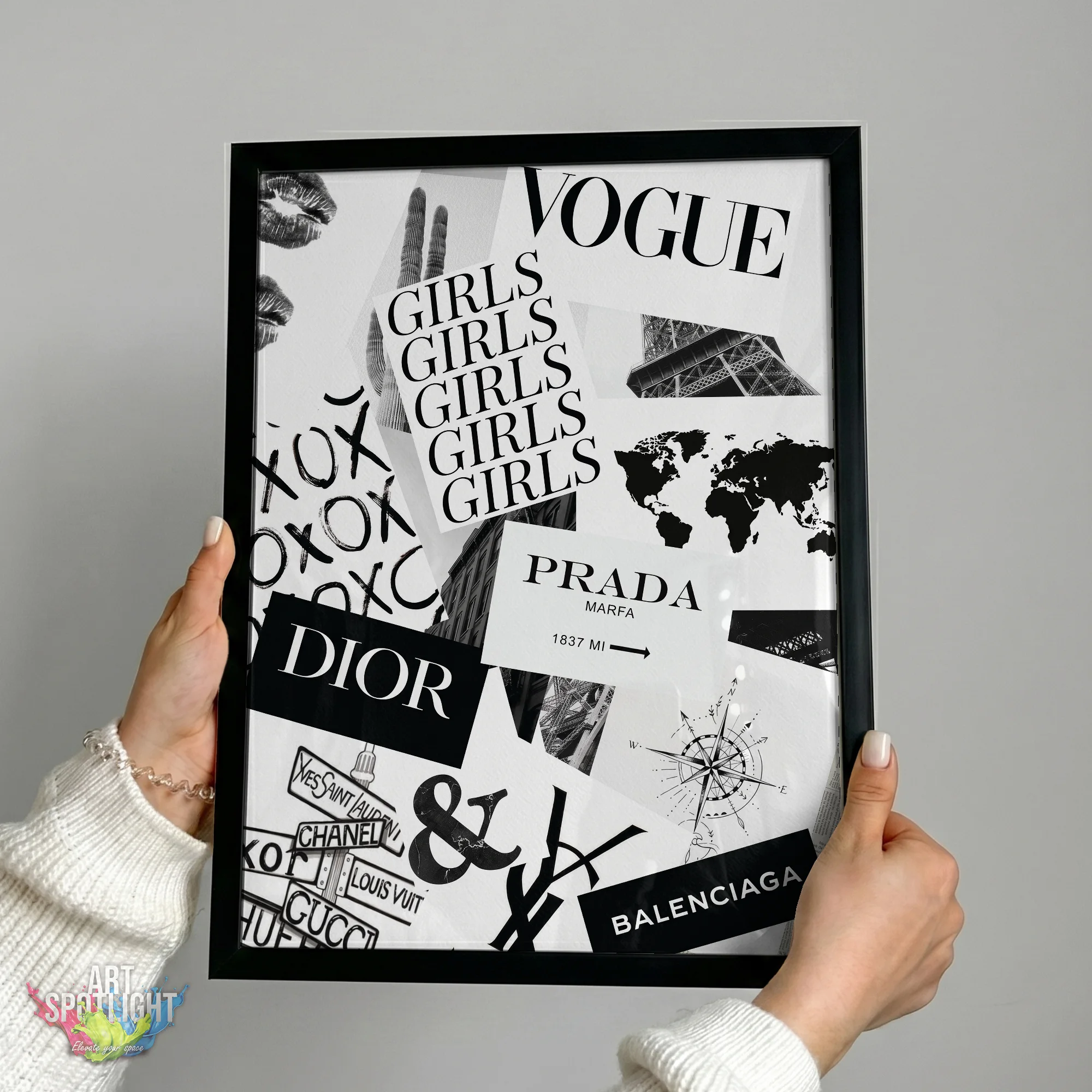 LUXURY FASHION COLLAGE
