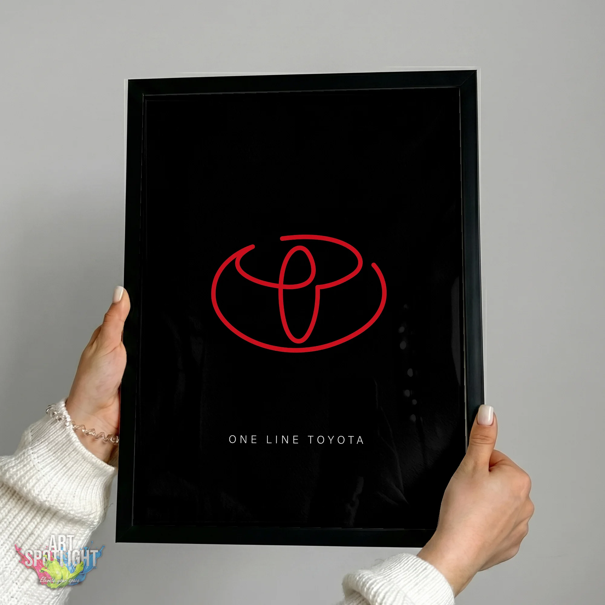TOYOTA ONE LINE LOGO