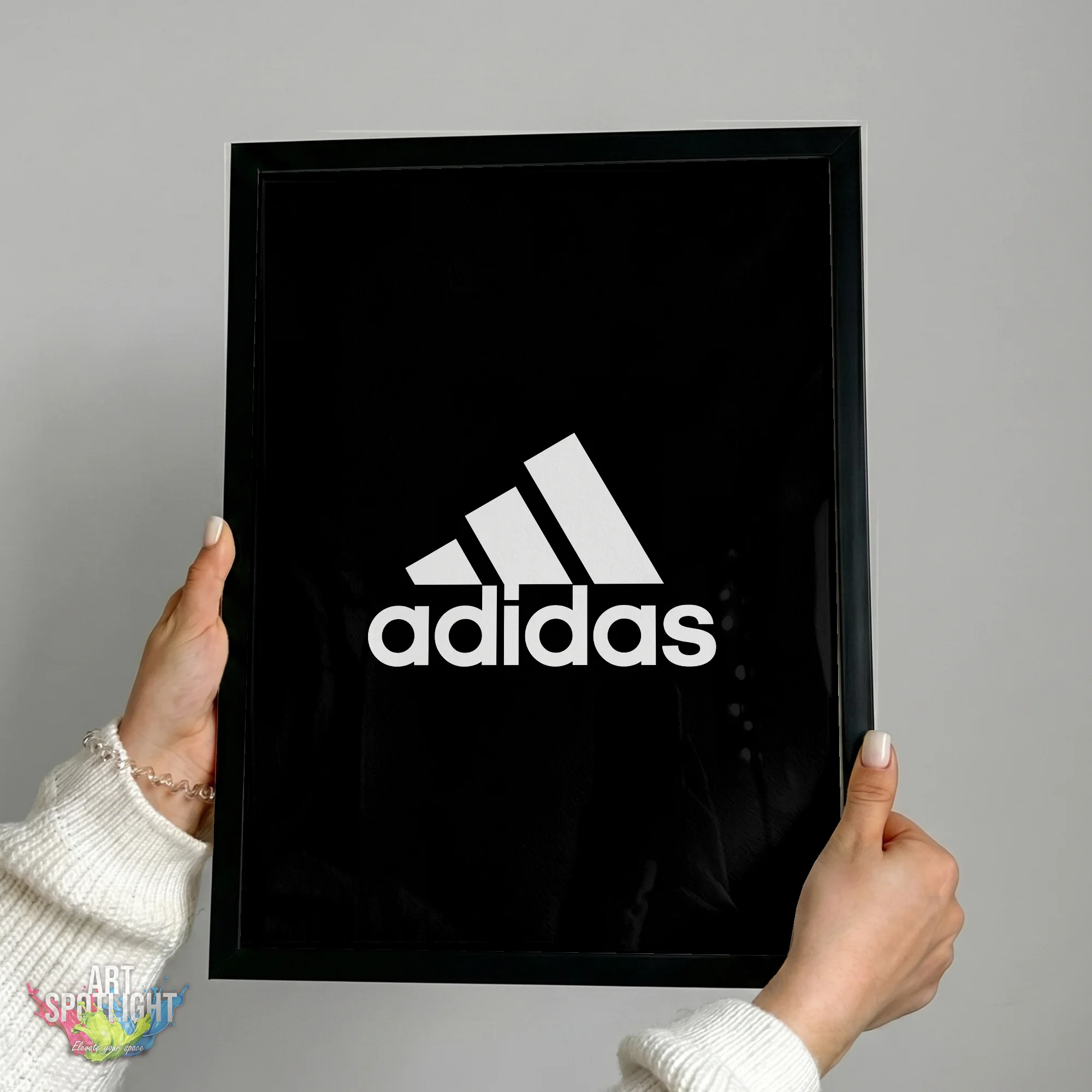 ADIDAS WHITE LOGO