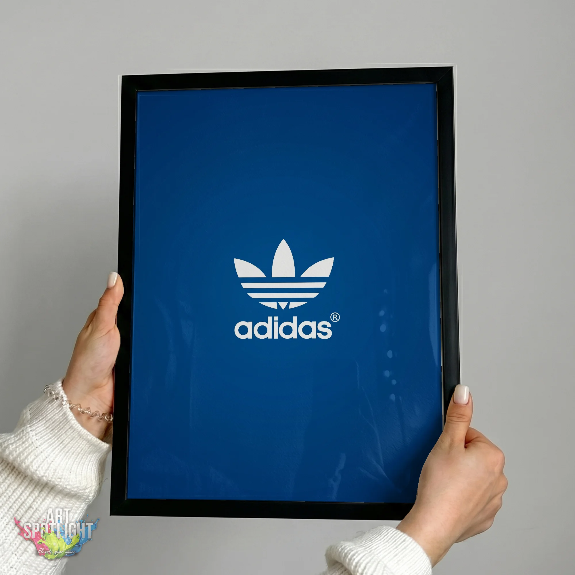 ADIDAS BLUE TREFOIL