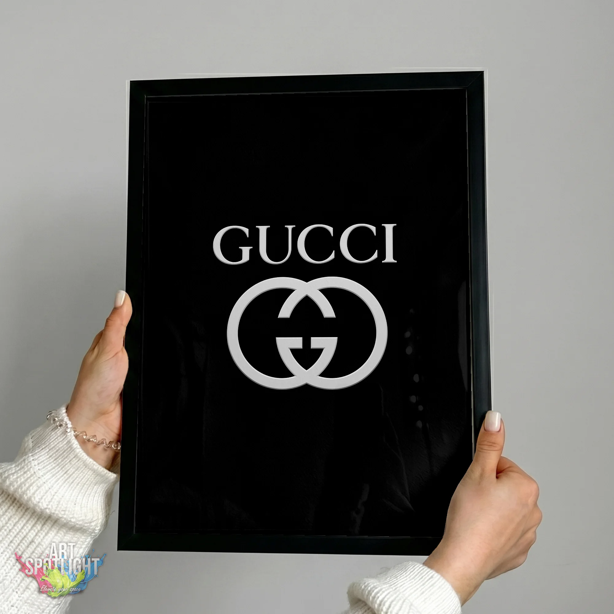GUCCI SILVER LOGO