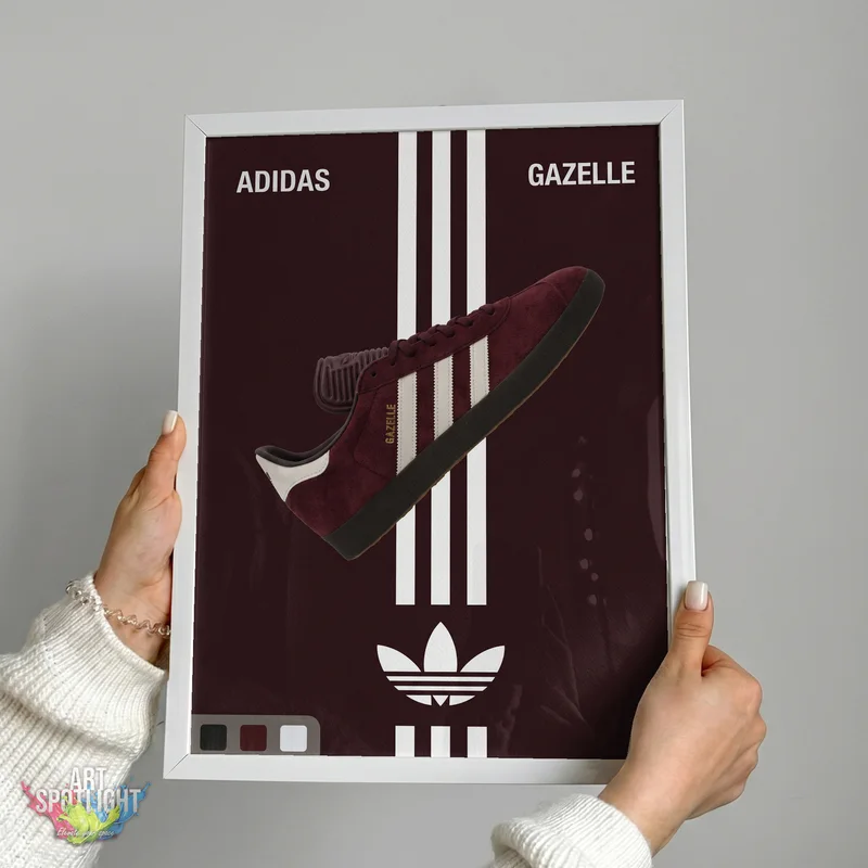 ADIDAS GAZELLE BURGUNDY