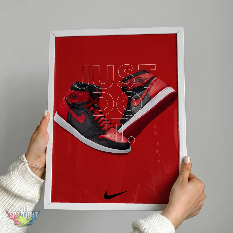 AIR JORDAN 1 BLACK AND RED