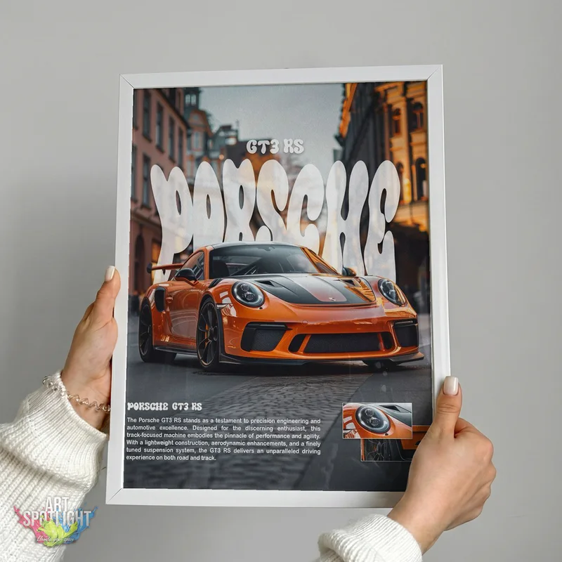 ORANGE PORSCHE 911 GT3 RS