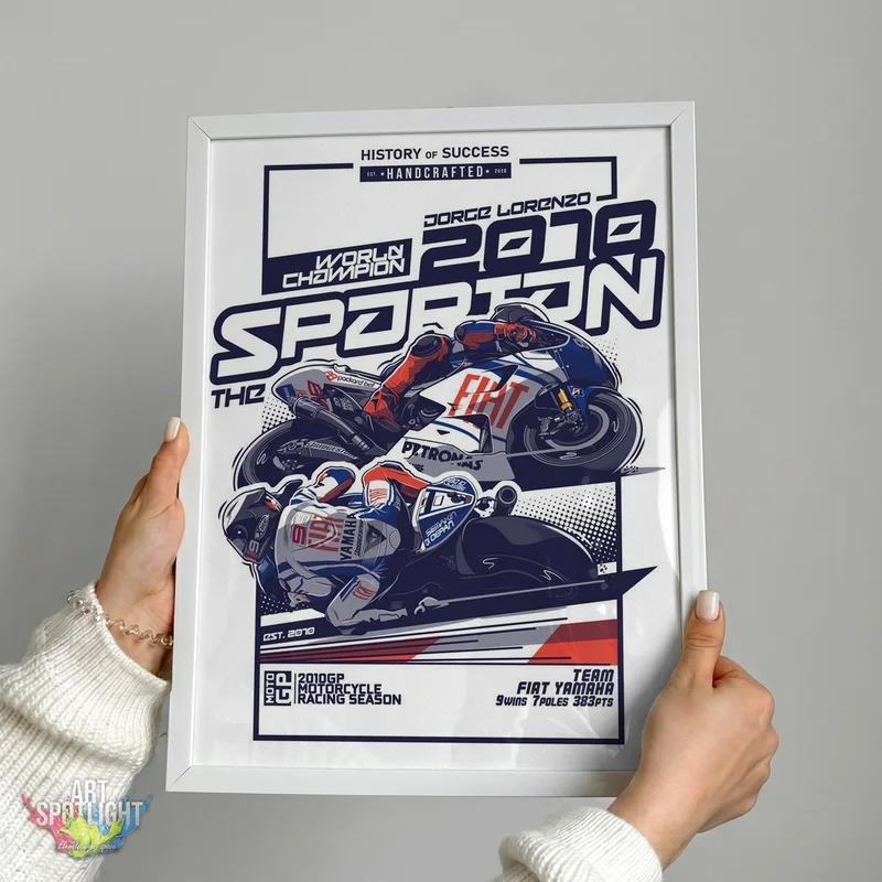 JORGE LORENZO 2010 WORLD CHAMPION